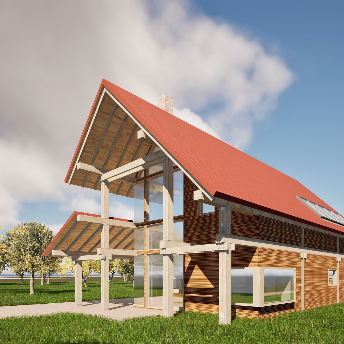 Biobased landelijke woning, Ewijk